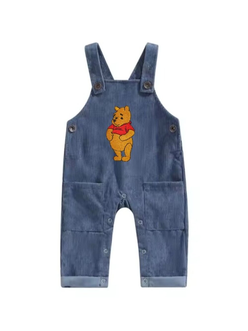 Winnie the Pooh Overalls Pooh Jumpsuit Birthday Bodysuit Disney Pooh Romper